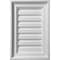 Ekena Millwork Vertical Urethane Gable Vent Louver, Functional, 12"W x 34"H GVVE12X34F - alternate 1